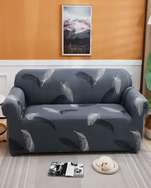 Cel mai vândut Husa Elastica Pentru Canapea 3 Locuri, Feathers, HEJ3-14