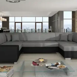 Cumpără online Canapea modulara cu spatiu pentru depozitare, 320x73x207 cm, Havana R02, Eltap Alb