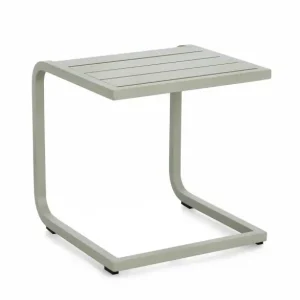 Cel mai vândut Masuta de cafea pentru gradina, metal, verde salvie, 40x40x41 cm, Taylor Bizzotto