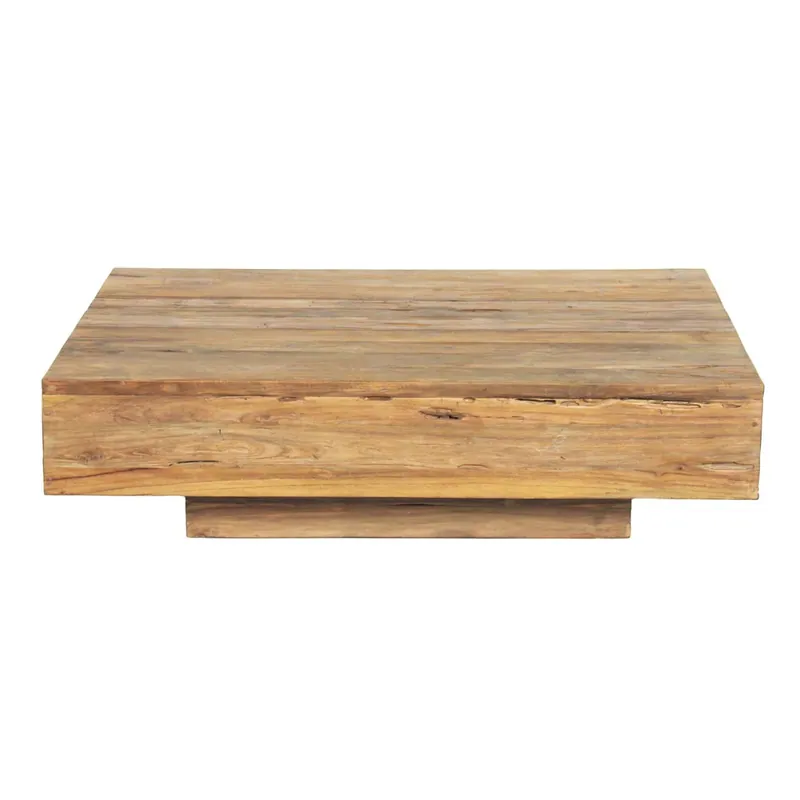 Masa de cafea din lemn de tec Bauhaus 120x80x35 cm Calitate înaltă