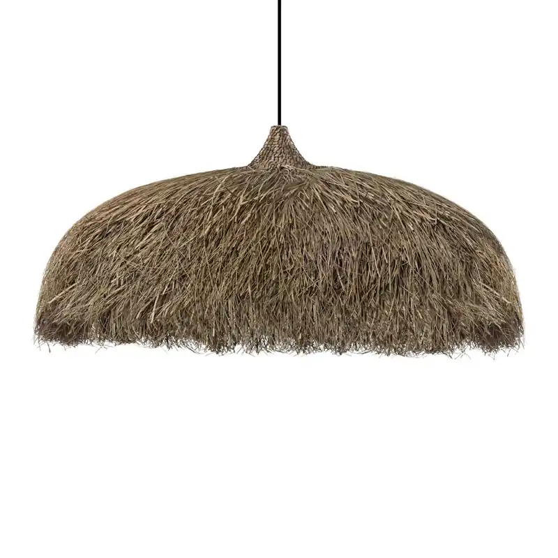 Abajur din iarba de mare si abaca Papua 120 cm Cel mai bun preț