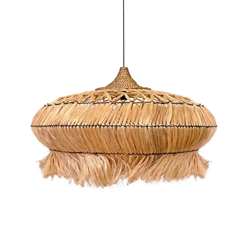 Abajur din abaca Sawah 110 cm Ofertă specială