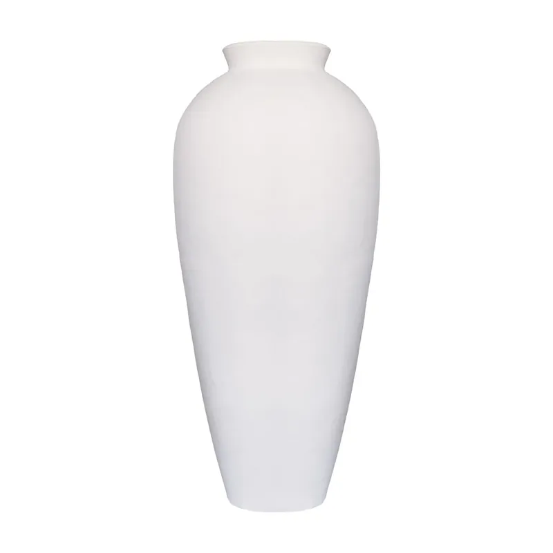 Vas alb din beton Amphora Reduceri