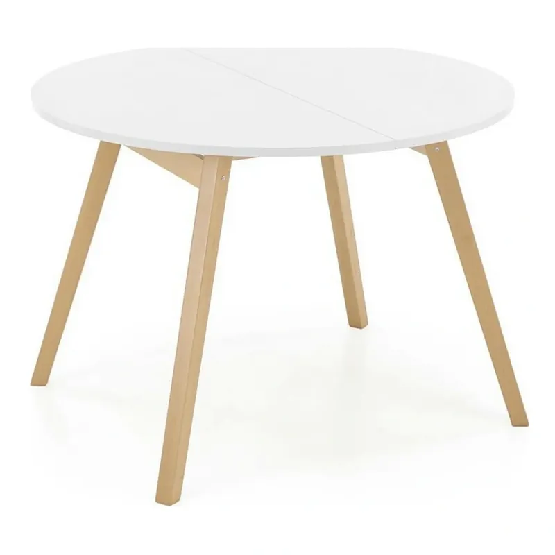 Mai ieftin Masa extensibila RUBEN, alb/stejar, 102/142x102x73 cm