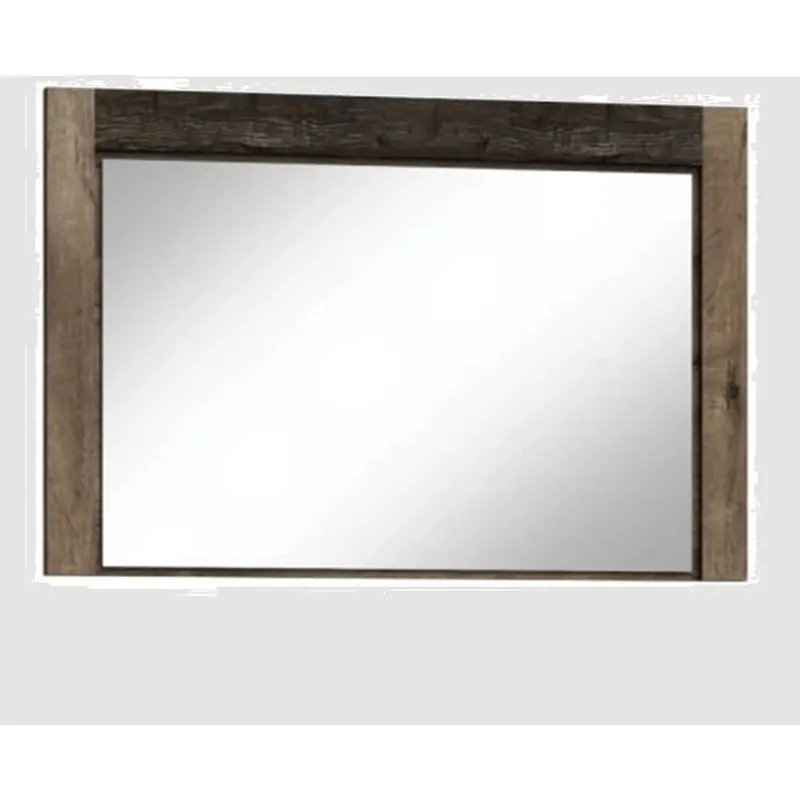 Reducere de preț Oglinda INFINITY I-12, frasin inchis, PAL melaminat, 120x2x80 cm