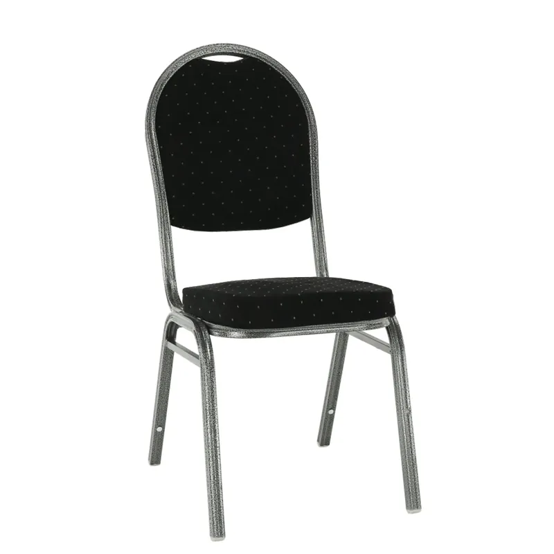Vezi acum Scaun JEFF 3 NEW, negru/gri, tesatura/metal, 46x57x93 cm
