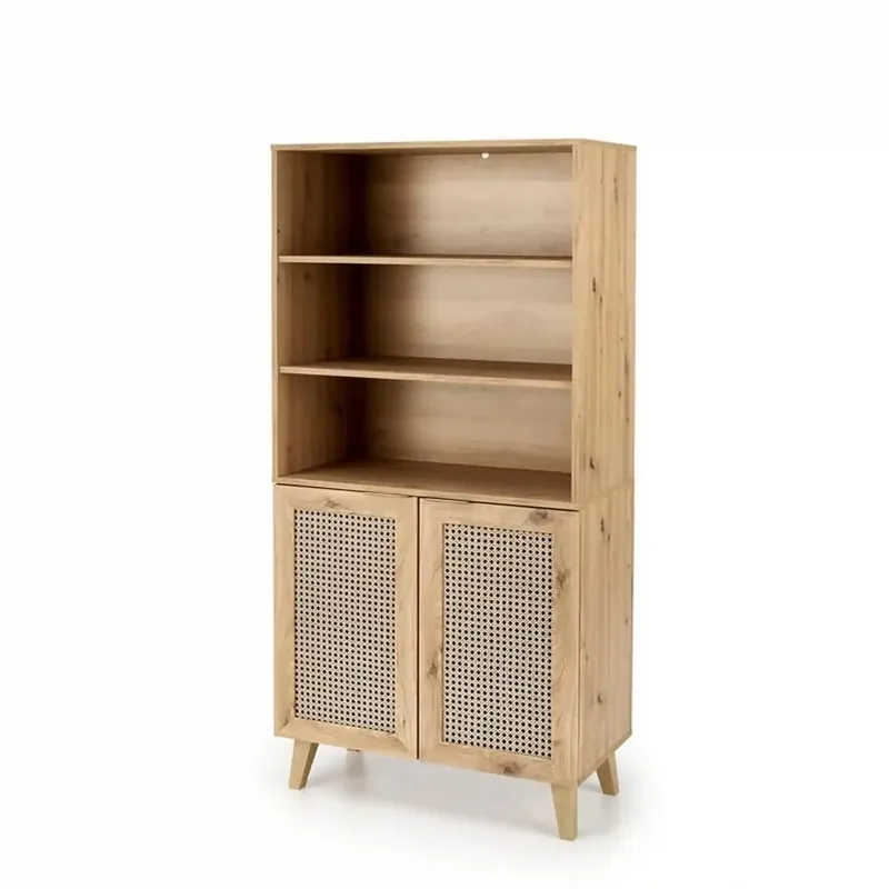 Biblioteca BORNEO, stejar artisan, PAL laminat, 80x40x173 cm Expediere rapidă