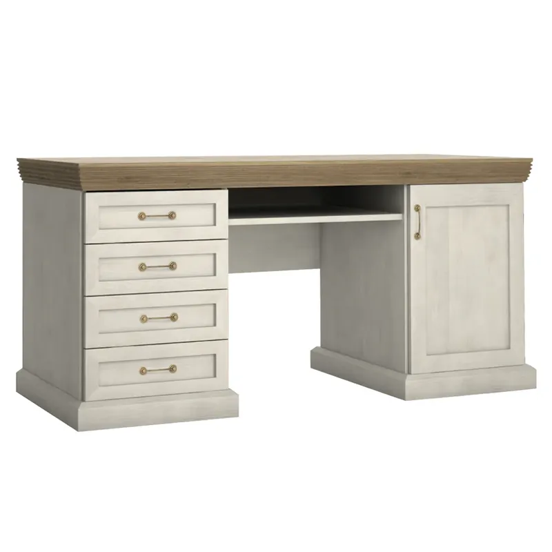 Birou din PAL ROYAL B1, pin nordic/stejar salbatic, PAL melaminat, 147x55x82 cm Preferatul clienților