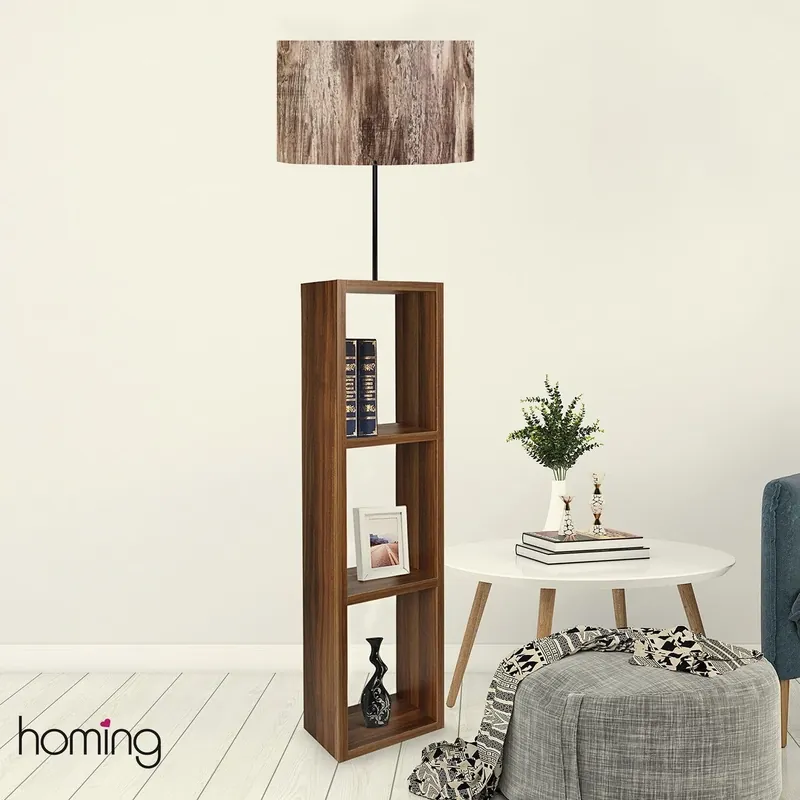 Lampadar AYD - 2469, nuc/bej inchis, 38x150 cm Livrare expres