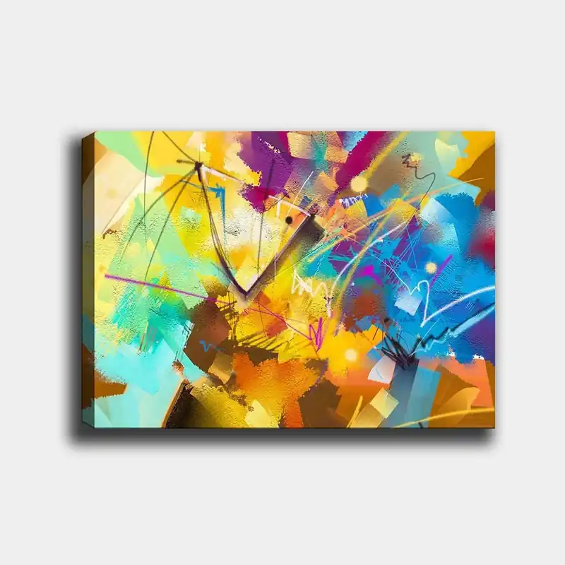 Promoție Tablou 441HPE2674, multicolor, panza, 100x70 cm
