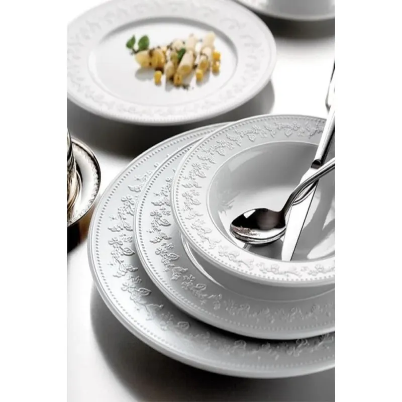 Set de cina SV24Y200, 24 piese, alb, portelan Preț promoțional