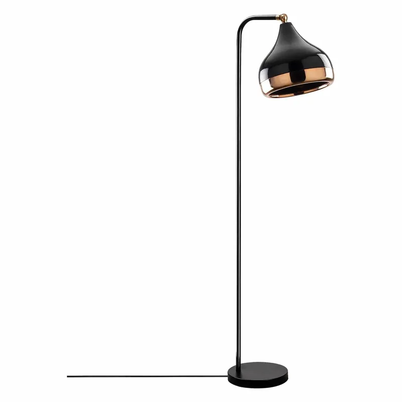 Doar azi Lampadar YILDO 6906, negru/cupru, metal, 17x120 cm