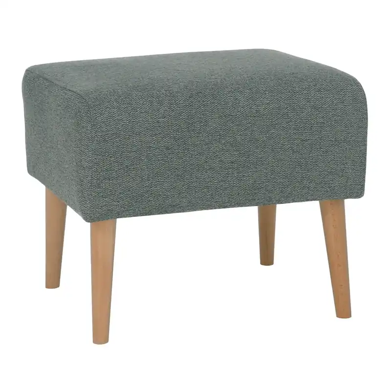 Taburet SAMY, stofa clasica verde menta, 42x52x43 cm Popular