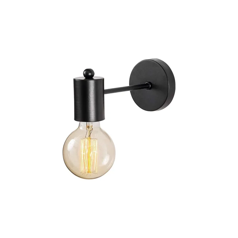 Lampa perete HEXA-6951, negru, metal, 6x21x10 cm Plată securizată