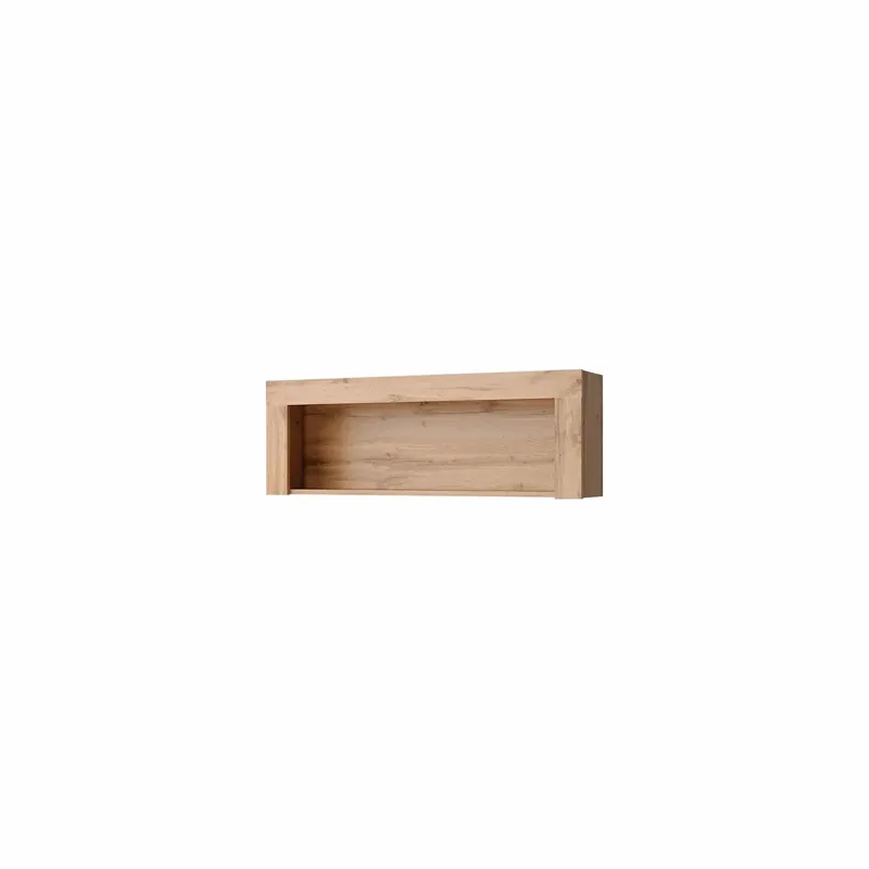 Ofertă exclusivă Raft MORTIZ, stejar wotan, PAL laminat, 112x23x39 cm