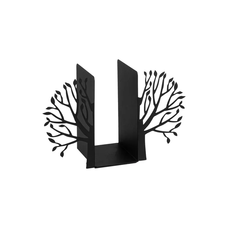 Suport carti 493RMC1113, negru, metal, 44x14x22 cm Preț promoțional