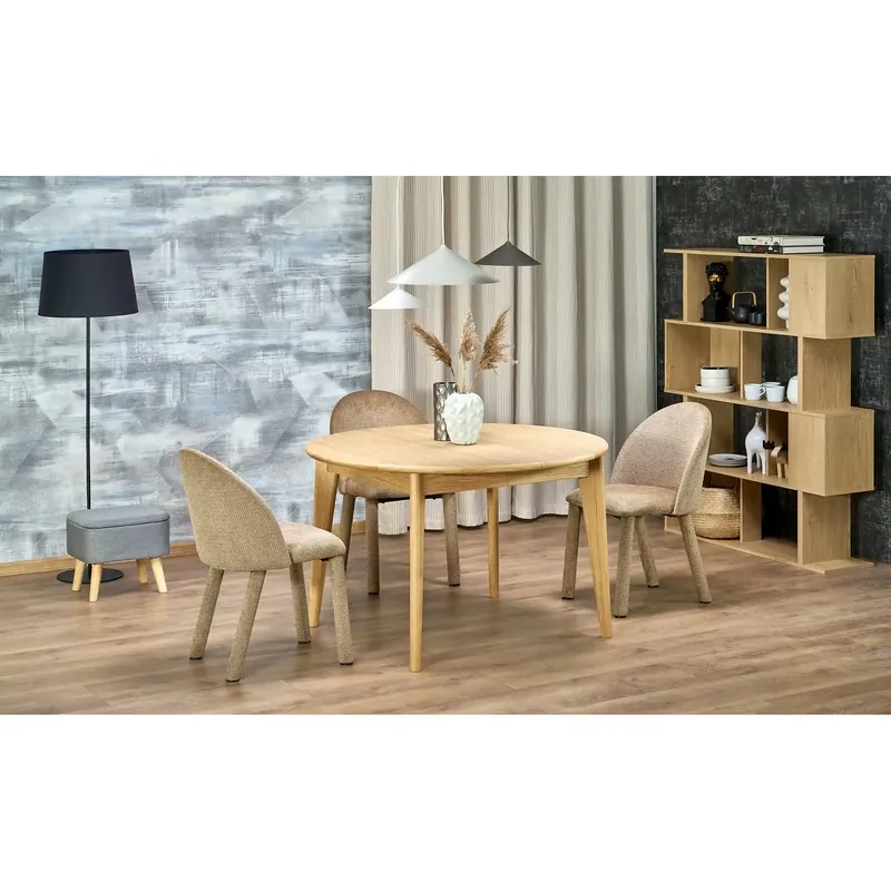 Masa extensibila MAGNUS, stejar natural, PAL laminat/furnir, 120/200x120x76 cm Discount