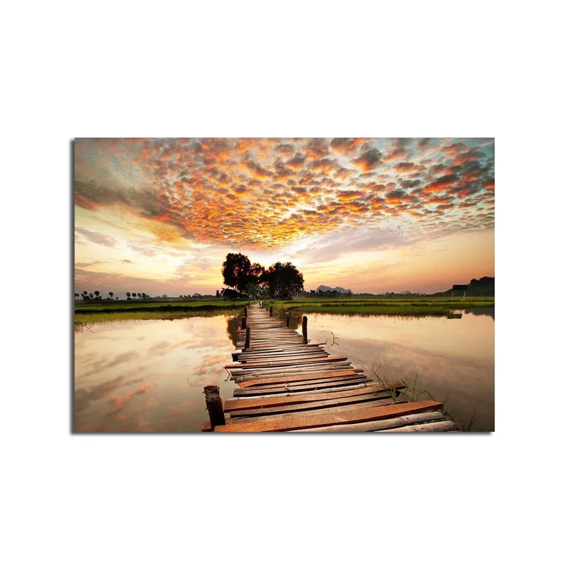 Ofertă specială Tablou 70100C-111, multicolor, panza, 100x70 cm