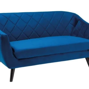 Canapea 2L MOLLY VELVET 2 Bluvel 86 / Bleumarin Ofertă exclusivă