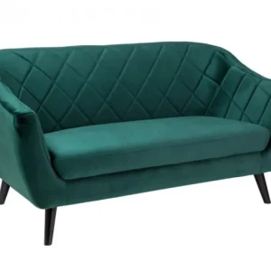 Canapea 2L MOLLY VELVET 2 Bluvel 78 / Verde Expediere rapidă