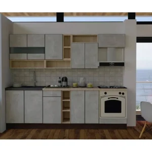 Bucatarie COSSY NEW 260 Wenge / Decor 4298 Chilipir