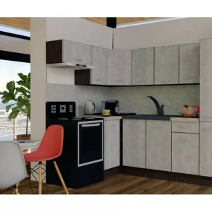 Bucatarie de Colt GENA NEW 4 ST. 160-230, Fara Corp de Cuptor, Wenge / Decor 4298 Ofertă specială