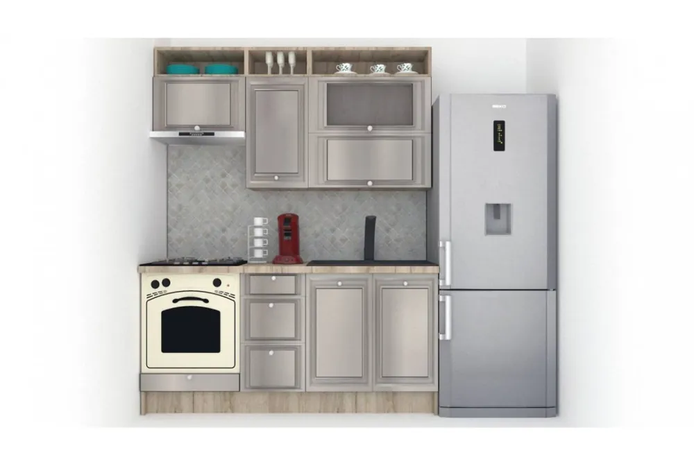 Vezi acum Bucatarie LEEA ART FRONT MDF REGULARNY 180 K002 / decor 210
