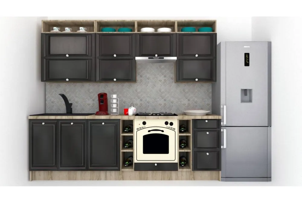 Comandă acum Bucatarie LEEA ART FRONT MDF REGULARNY 260 K002 / decor 266