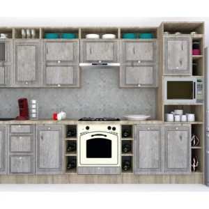 Vezi acum Bucatarie LEEA ART FRONT MDF PORTAL 360 K002 / decor 246