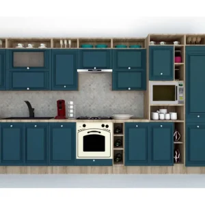 Vezi acum Bucatarie LEEA ART FRONT MDF STILE 420 K002 / decor 259