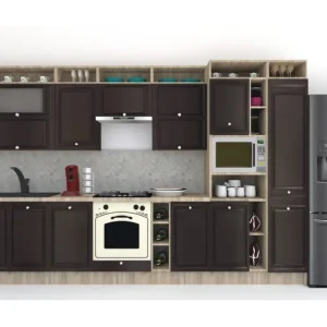Vezi acum Bucatarie LEEA ART FRONT MDF CANYON 380 K002 / decor 225
