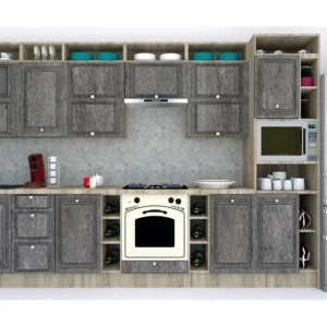 Vezi acum Bucatarie LEEA ART FRONT MDF ALAMO 360 K002 / decor 247