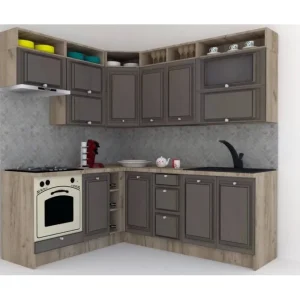 Vezi acum Bucatarie de Colt LEEA ART CORNER FRONT MDF SPARX 180-220 B ST. K002 / decor 265
