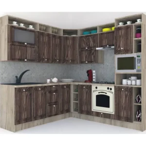 Bestseller Bucatarie de Colt LEEA ART CORNER FRONT MDF PARMA 220-240 DR. K002 / decor 264