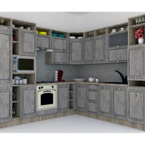 Bestseller Bucatarie de Colt LEEA ART CORNER FRONT MDF SPARX 260-280 ST. K002 / decor 246