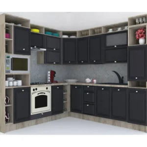 Bestseller Bucatarie de Colt LEEA ART CORNER FRONT MDF STILE 240-260 ST. K002 / decor 258