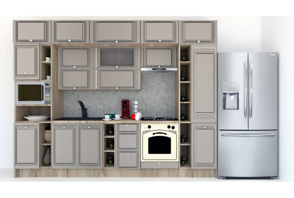 Ofertă exclusivă Bucatarie LEEA BEAUTY NEW 320 FRONT MDF PORTAL K002 / decor 210