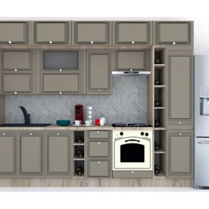 Bestseller Bucatarie LEEA BEAUTY NEW 360 FRONT MDF STILE K002 / decor 200