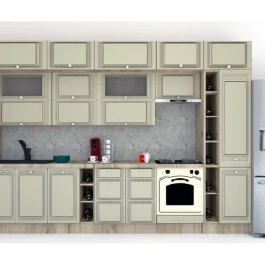 Vezi acum Bucatarie LEEA BEAUTY NEW 400 FRONT MDF ELBA K002 / decor 161