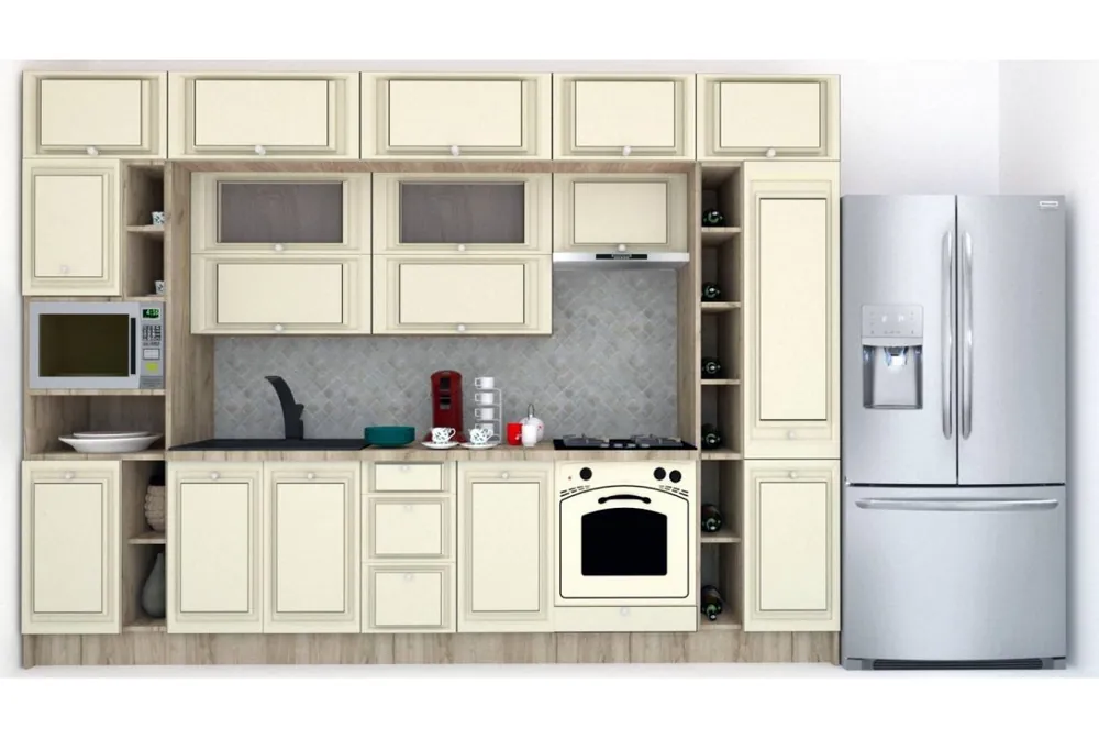 Bucatarie LEEA BEAUTY NEW 340 FRONT MDF PORTAL K002 / decor 232 Vezi acum
