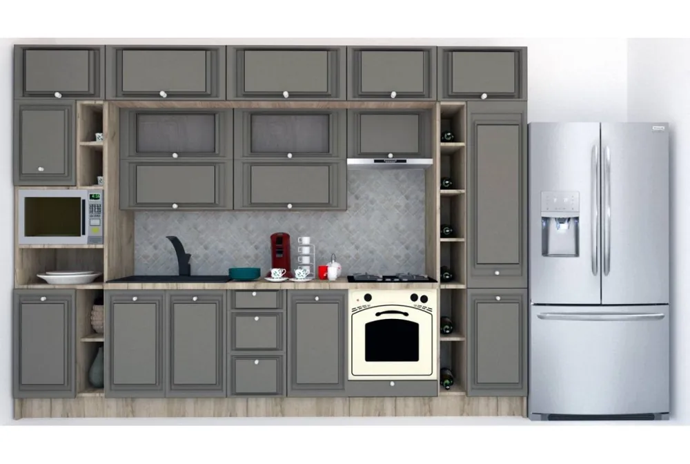 Ultima șansă Bucatarie LEEA BEAUTY NEW 340 FRONT MDF REGULARNY K002 / decor 265