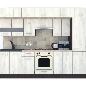 Bucatarie BIGMAR 290 4A1 Wenge / Decor K001 Noutate