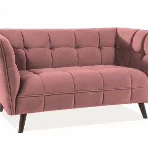 Canapea 2L CASTELLO 2 VELVET Genarom SN Bluvel 52 / Roz Plată securizată