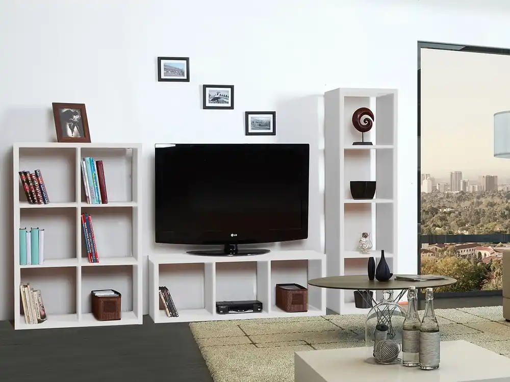 Reducere de preț Set de living Levnova 106 (Alb)