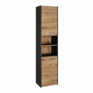 Cabinet de baie neancorat Mandeville 250 (Antracit + Stejar artizan) Ofertă exclusivă