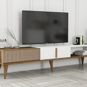 Vezi acum Comodă TV Mavbene 102 (Nuca + Alb)