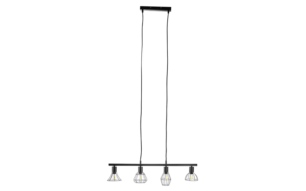 Ofertă de sezon Tip bec: 4xE14/ max 40W , negru