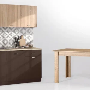 Set bucatarie si masa dining , wenge + stejar sonoma Preferatul clienților