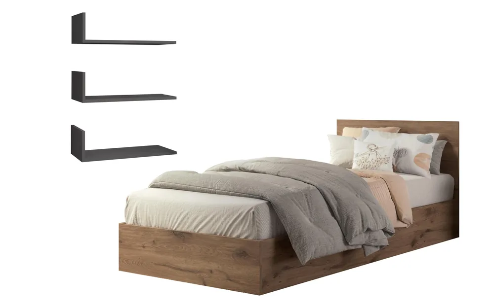 Set , stejar scandinav inchis + antracit Ultima șansă