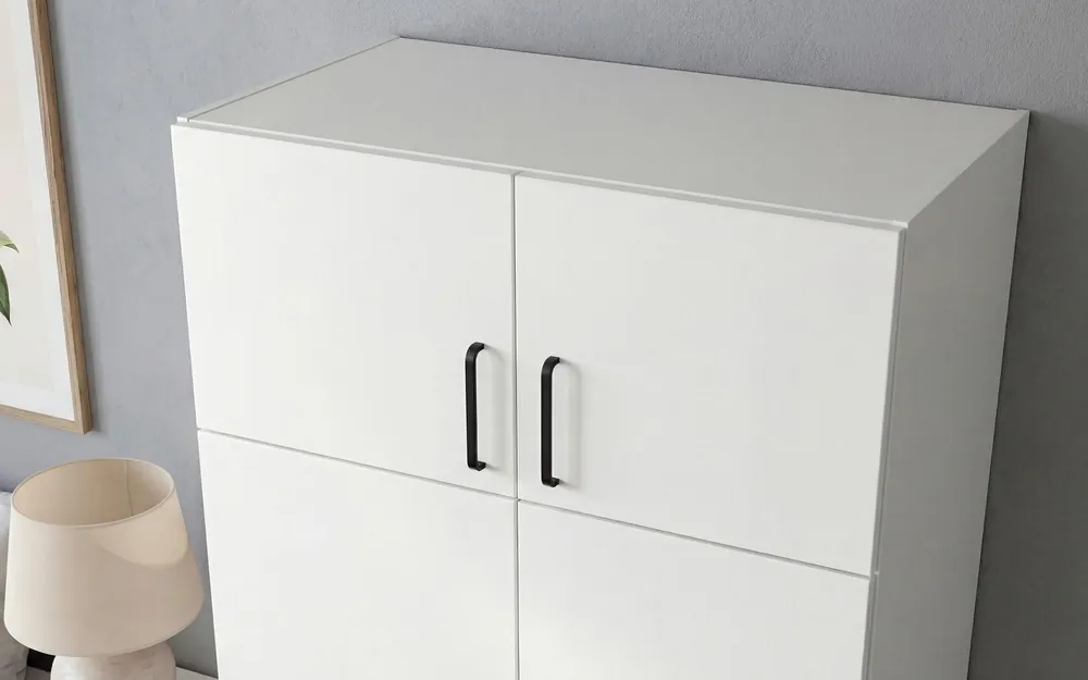 Corp suprapozabil pentru dulap cu doua usi , alb Plată sigură